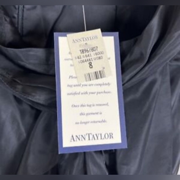 Vintage Ann Taylor Formal Lined Floor Length Skirt Size 8 NWT - Picture 8 of 9